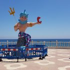 Imagen de la tradicional falla de Garrucha.