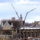 la Catedral  de Notre Dame de París fue pasto de las llamas en un fuego que se declaró el pasado 15 de abril.