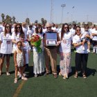 La familia de Paco Andújar estuvo en el Complejo Deportivo.