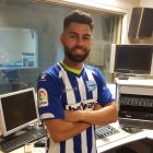 Rubén Duarte en los estudios de la Cadena SER.