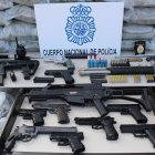 Armas intervenidas en la operación \'Corso\' contra \'Los Antones\' en Almería