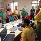 Reunión en el CEDEFO de Alhama de Almería .