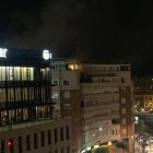 Vista panorámica del fuego