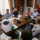 Reunión de la Junta Local de Seguridad.