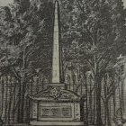 Cenotafio erigido en el cementerio de Belén en homenaje a Los Coloraos.