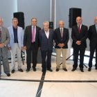 Ángel Fernández, en el centro, acompañado de todos los comisarias provinciales desde finales de los 80