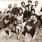 Vecinos de Los Partidores en los años 60, en el paraje donde hoy está instalada la sede de la CASI.