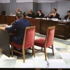 Panorámica de la sala de vistas durante la comparecencia del coronel Arturo Prieto.