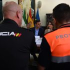 Foto de la reunión de Pedro Sánchez en Níjar facilitada por La Moncloa.