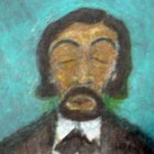 Caricatura de Antonio Cano Cervantes, realizada por el artista Juan Gerez que lo conoció. Gentileza de Diego Hernández.