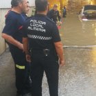 magen del túnel en el que ha muerto ahogado un hombre por el temporal.