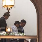 Pedro Sánchez y Juanma Moreno, el pasado lunes en Níjar.