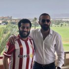 Turki Al-Sheikh con Mohamed el Assy, en el Hotel Golf Almerimar.