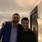 El alcalde y Turki Al-Sheikh.