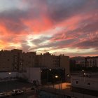 Vista del atardecer de este martes 1 de octubre.