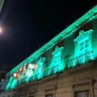 Iluminación de la fachada del Palacio Provincial.