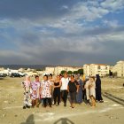 Vecinos realizando la denuncia por la presencia de basura