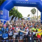Marchadores en el cajón de salida.