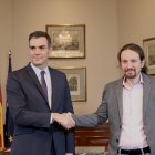PSOE y Podemos alcanzan un principio de acuerdo para un gobierno de coalición.