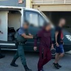 Arrestos de la Guardia Civil, en una imagen fundida por la Comandancia.
