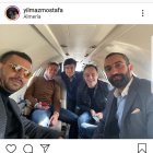 Mostafa Yimaz publicó esta imagen antes de despegar en Almería.