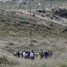 Imagen de norteamericanos en el año 2011 para evaluar la zona contaminada de Palomares.