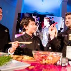 Javier A. García y David Bisbal durante un acto de la marca.