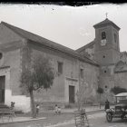 La iglesia de Roquetas donde se iba a celebrar la misa de difuntos del niño (Foto: Col. Domingo Fernández Mateos)