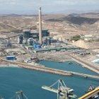 Vista panorámica de la central térmica de Carboneras.