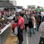 Imagen de un mercadillo instalado en Almería.