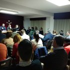 Reunión en la sede de la Agrupación, en la calle Ciprés.