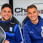 Álvaro Giménez y Fran Villalba, compañeros en el Birmingham City.