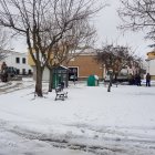 Chirivel, una de las localidades que ‘Gloria’ tinó de blanco.