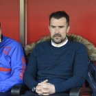 López Garai en el Almería-Numancia la pasada temporada.