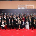 Foto de familia de todos los premiados de la XXXIV edición de los Premios Goya.