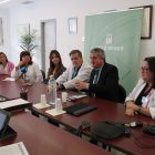 Juan de la Cruz Belmonte, delegado de Salud y Familias, durante la segunda sesión de la Escuela de Pacientes.