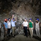 Aunque la geoda es el principal “reclamo”, los turistas suelen quedar entusiasmados con el recorrido por la mina.