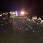 La carretera del Cañarete tras el desprendimiento del pasado 31 de diciembre.