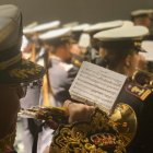El Carmen de Almería y la banda del Cautivo de Málaga interpretaron juntas en Viator ‘En cuerpo y sangre’.