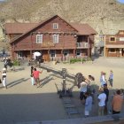 Rodaje en el poblado Western Leone. / Foto: Facebook Western Leone