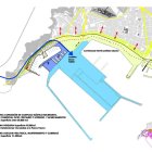 Gráfico del desarrollo del puerto pesquero. Imagen del Master plan