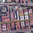 Recorrido que harán las bandas en el pasacalles previo a la bendición del Señor de la Vida.