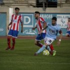 Una jugada del partido.