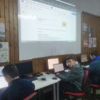 El grupo de jóvenes de los centros Guadalinfo.