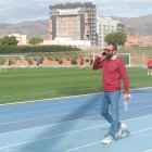 Mohamed El Assy, este martes en el campo Anexo.