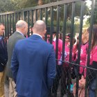 Delegado y consejero, en un colegio de Almería.