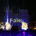 Preparación de las Fallas de Valencia.