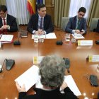 Reunión para afrontar la crisis del coronavirus.