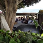 Las terrazas de los bares de la provincia han sido ocupadas por \'turistas\' madrileños.