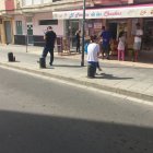 Venta de pan este domingo en las 500 Viviendas.